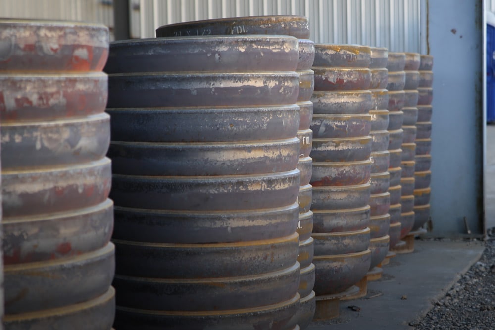 Tank Heads in Warehouse | Baker Tankhead