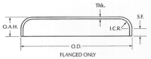 Drawing of tank head | Baker Tankhead