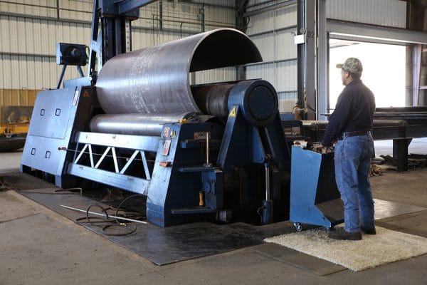 Manufacturing Equipment for Rolled Shells | Baker Tankhead